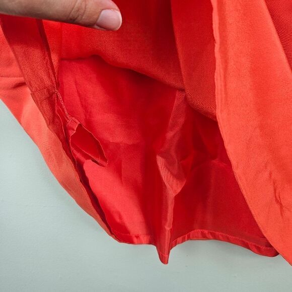 Kate Spade Sleeveless Silk Blouse. Red Small - Picture 8 of 12